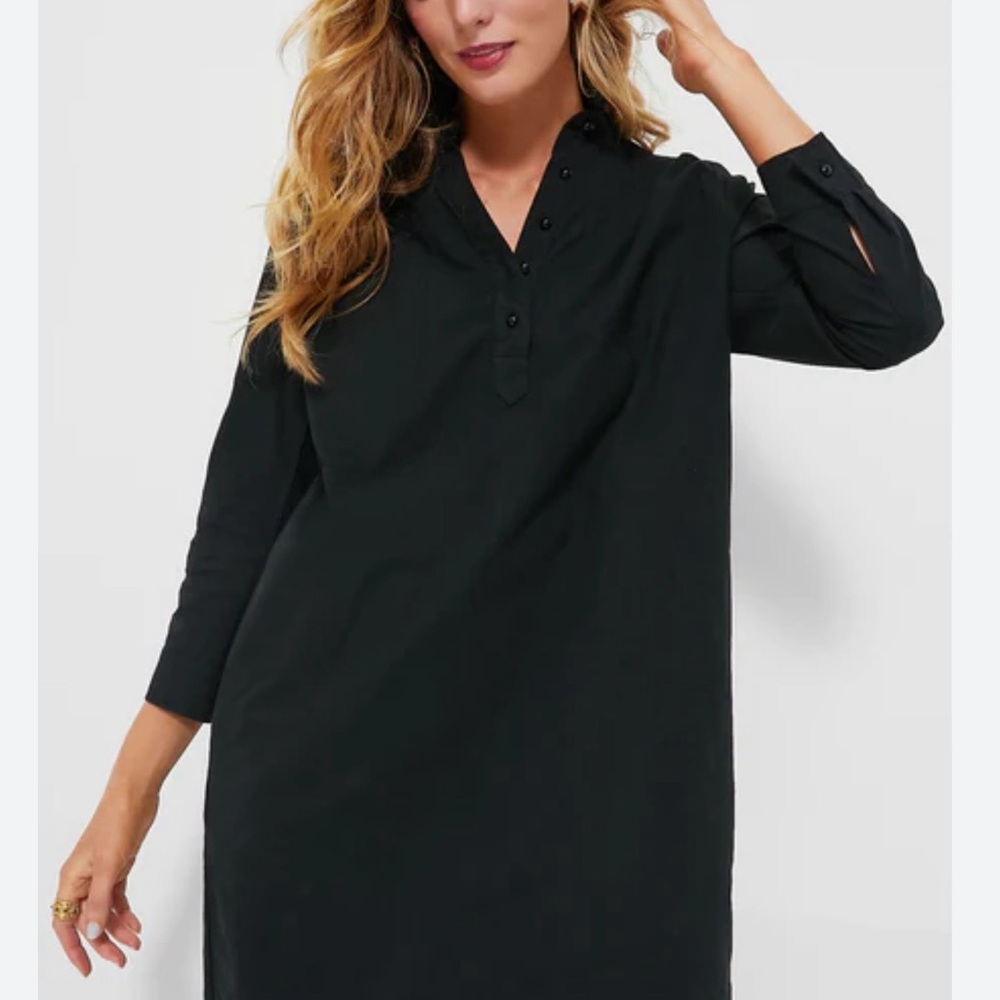 Black Long Sleeve Tuckernuck Polly Dress